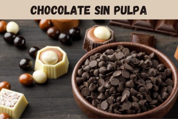 chocolate sin pulpa